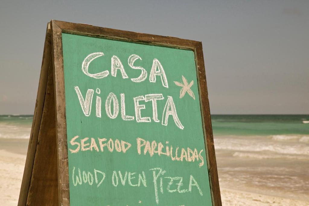 Hotel Casa Violeta à Tulum Extérieur photo